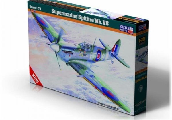 1/72 Supermarine Spitfire Mk.Vb Savaş Uçağı Maketi, Mister Craft D203