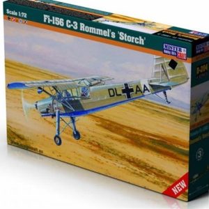 1/72 Fi-156 C-3 (Rommel'in Storch'u) Savaş Uçağı Maketi, Mister Craft D204