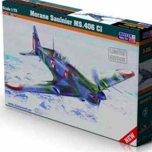 1/72 Morane Saulnier MS.406 CI Savaş Uçağı Maketi, Mister Craft D206