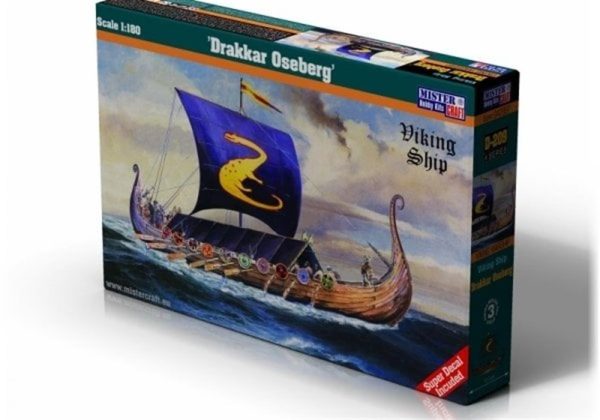 1/180 Drakar Oseberg Viking Gemisi Maketi, Mister Craft D209