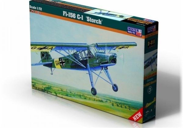 1/72 Fi-156 C-1 Storch Savaş Uçağı Maketi, Mister Craft D211