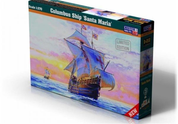 1/270 Kristof Kolomb Santa Maria Yelkenli Gemisi Maketi, Mister Craft D212