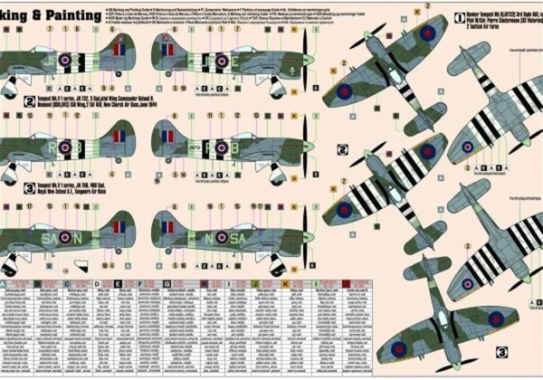 1/72 Hawker Tempest Mk.V Savaş Uçağı Maketi, Mister Craft D213 - Görsel 2