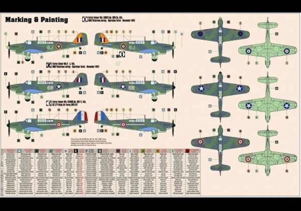 1/72 Fairey Fulmar Mk.I/II Savaş Uçağı Maketi, Mister Craft D217 - Görsel 2