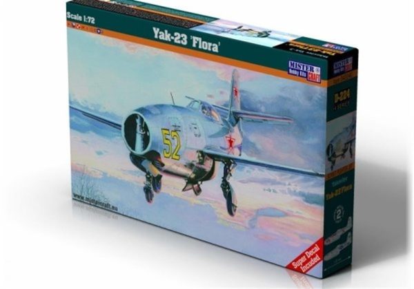 1/72 Yak-23 (Flora) Savaş Uçağı Maketi, Mister Craft D224