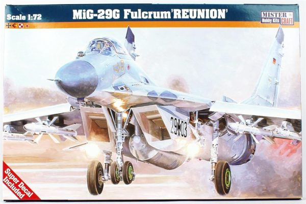 1/72 MIG-29G Fulcrum Luftwaffe (Doğu-Batı Almanya Birleşmesi) Savaş Uçağı Maketi, Mister Craft D023