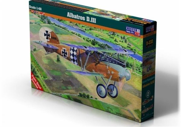 1/48 Albatros D.III Savaş Uçağı Maketi, Mister Craft D232
