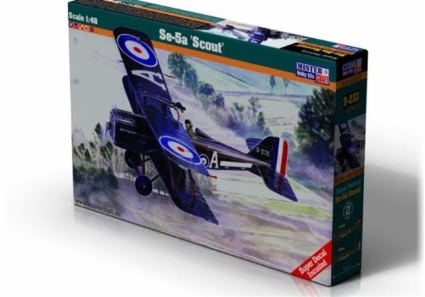 1/48 S.E. 5a Scout Savaş Uçağı Maketi, Mister Craft D233