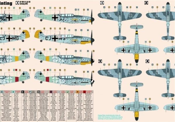 1/72 BF-109G-101 Savaş Uçağı Maketi, Mister Craft D025 - Görsel 2
