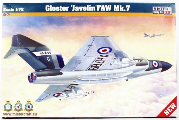 1/72 Gloster Javelin FAW MK.7 Savaş Uçağı Maketi, Mister Craft D026