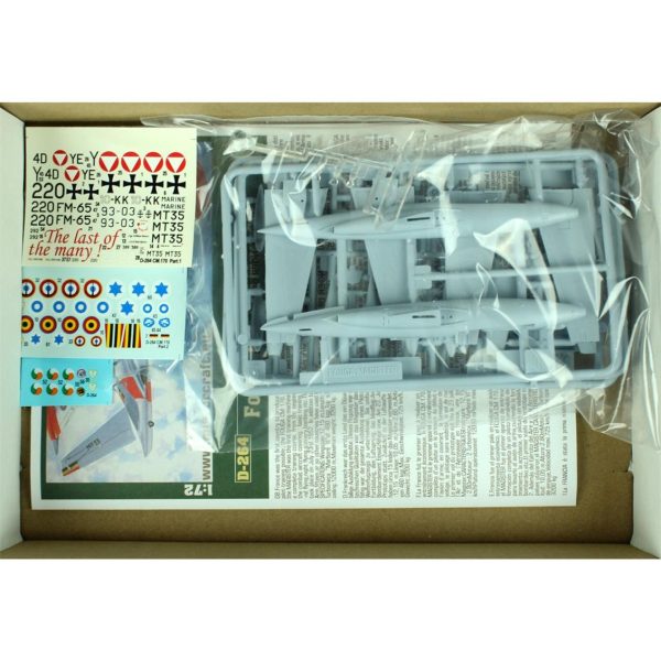 1/72 Fouga (Hakim) CM.170 Eğitim Uçağı Maketi, Mister Craft D264 - Görsel 2
