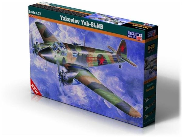 1/72 Yakovlev Yak-6 LNB Savaş Uçağı Maketi, Mister Craft D029