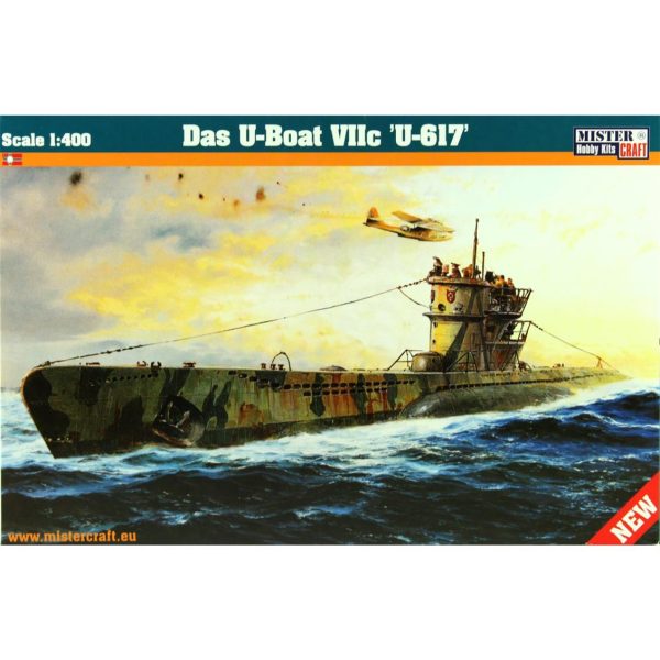 1/400 Das U-Boat VIIC (U-617) Denizaltı Maketi, Mister Craft D290