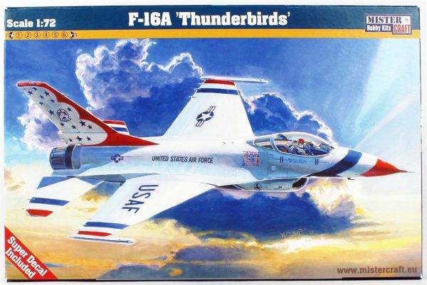 1/72 F-16A (Fırtına Kuşları) Savaş Uçağı Maketi, Mister Craft D035