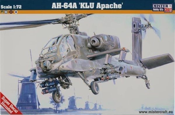 1/72 AH-64A KLU Apache Helikopter Maketi, Mister Craft D037
