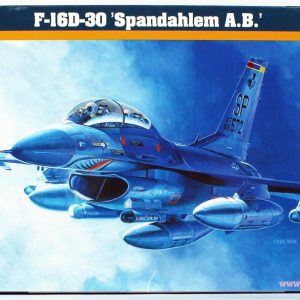 1/72 F-16D-30 (Spadahlem A.B.) Savaş Uçağı Maketi, Mister Craft D082