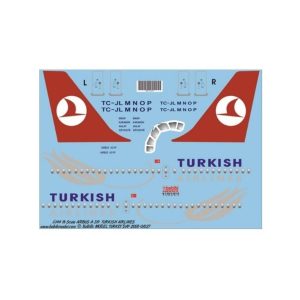 1/144 Thy Airbus A319 Dekal Çıkartma, Babibi DAT01027