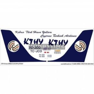1/144 Kthy Airbus A310 Lefkoşa Dekal Çıkartma, Babibi DAT01042