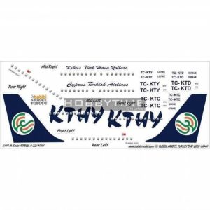 1/144 Kthy Airbus A321 Dekal Çıkartma, Babibi DAT01044