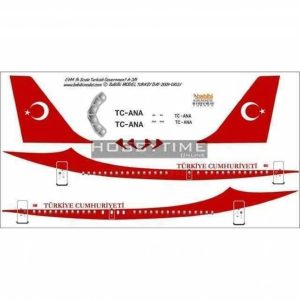 1/144 TC Ana Airbus A319 Resmi Uçak Dekal Çıkartma, Babibi DAT01051