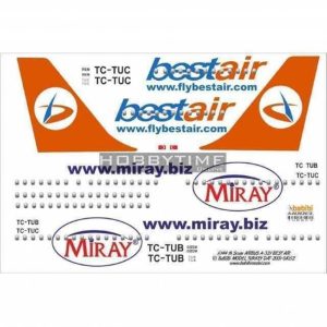 1/144 Best Air Airbus A321 Dekal Çıkartma, Babibi DAT01052
