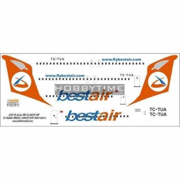 1/144 Best Air MD-82 Dekal Çıkartma, Babibi DAT01053
