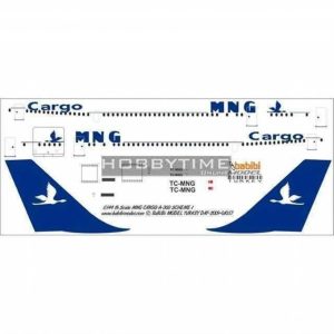 1/144 Mng Cargo Airbus A300 Şema-1 Dekal Çıkartma, Babibi DAT01057