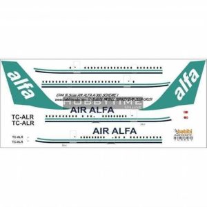 1/144 Air Alfa Airbus A300 Şema-1 Dekal Çıkartma, Babibi DAT01059