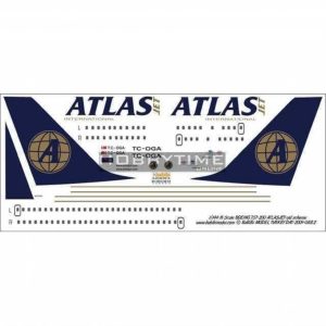1/144 Atlasjet Boeing 757-200 Dekal Çıkartma, Babibi DAT01082