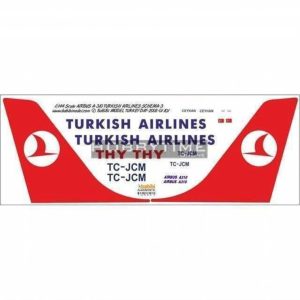 1/144 Thy Airbus A310 Dekal Çıkartma, Babibi DAT01101