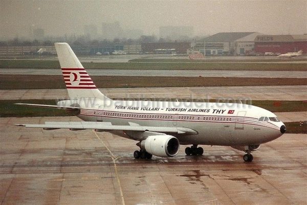 1/200 Thy Airbus A310 Retro Şema Dekal Çıkartma, Babibi DAT01149