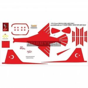 1/72 Türk Yıldızları 2008-1 Dekal Çıkartma, Babibi DBT01032