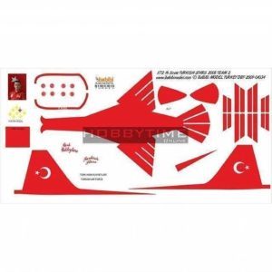 1/72 Türk Yıldızları 2008-2 Dekal Çıkartma, Babibi DBT01034