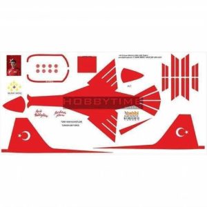 1/48 NF-5A Türk Yıldızları 2008-4 Dekal Çıkartma, Babibi DBT01039