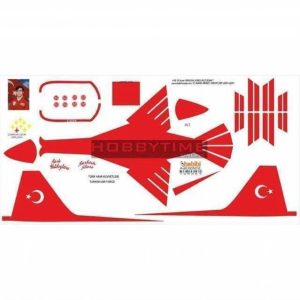 1/48 Türk Yıldızları Old-7 Dekal Çıkartma, Babibi DBT01059