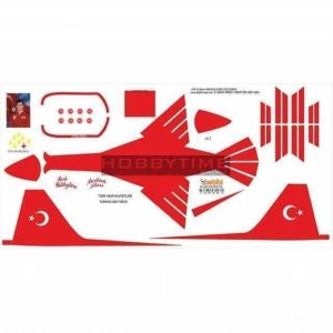 1/48 Türk Yıldızları Old-8 Dekal Çıkartma, Babibi DBT01061