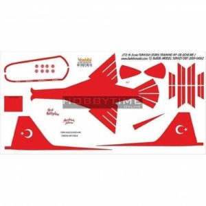 1/72 Türk Yıldızları Training-1 Dekal Çıkartma, Babibi DBT01062