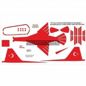 1/72 Türk Yıldızları Training-3 Dekal Çıkartma, Babibi DBT01066