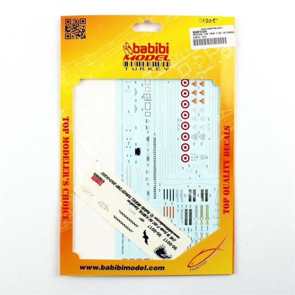 1/48 Turaf F-16C 161.Yarasa & Kartal Filo Dekal Çıkartma, Babibi DBT01205