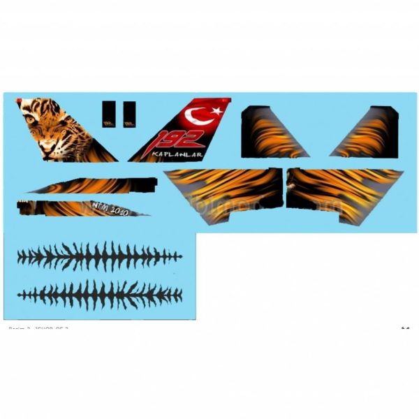 1/72 F-16D Ntm-2010 Dekal Çıkartma, Babibi DBT01261