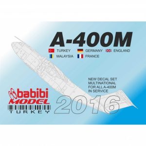 1/72 A-400M Multinational Dekal Çıkartma, Babibi DDT01020