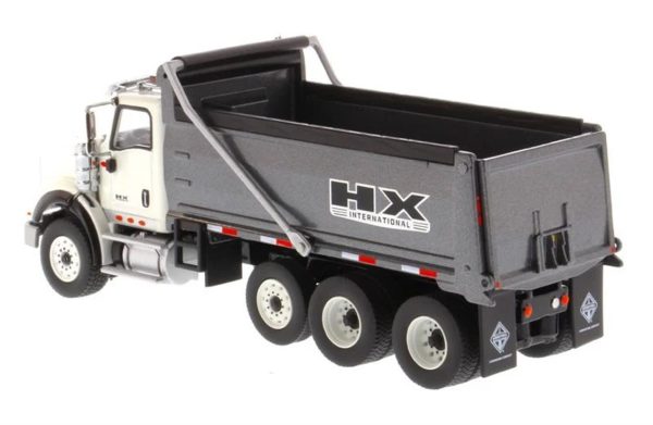 1/50 International HX620 Damperli Kamyon Beyaz-Gri Metalik Diecast, Diecast Masters 71013 - Görsel 3