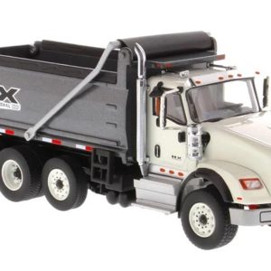1/50 International HX620 Damperli Kamyon Beyaz-Gri Metalik Diecast, Diecast Masters 71013
