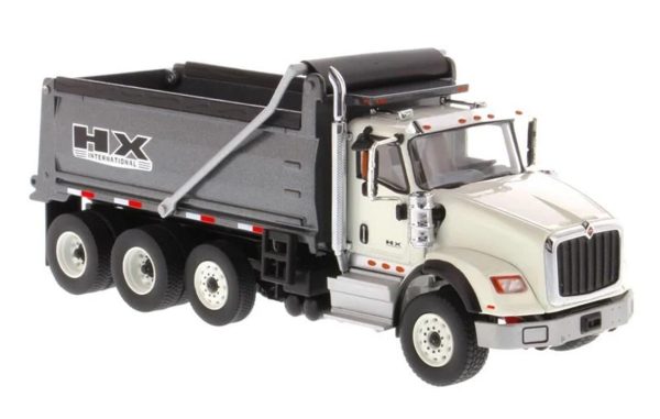 1/50 International HX620 Damperli Kamyon Beyaz-Gri Metalik Diecast, Diecast Masters 71013