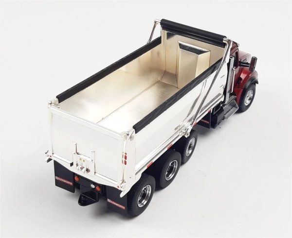 1/50 Kenworth T880 SBFA Damperli Kamyon Kırmızı Diecast, Diecast Masters 71059 - Görsel 4
