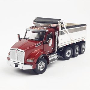 1/50 Kenworth T880 SBFA Damperli Kamyon Kırmızı Diecast, Diecast Masters 71059