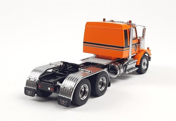 1/50 Western Star 4900 SB Kabinli Tandem Çekici Metalik Turuncu Diecast, Diecast Masters 71063 - Görsel 3