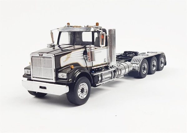 1/50 Western Star 4900 SF Tandem Çekici Siyah Diecast, Diecast Masters 71066