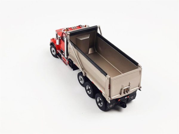 1/50 Western Star 4900 SF Damperli Kamyon Kırmızı Diecast, Diecast Masters 71067 - Görsel 3