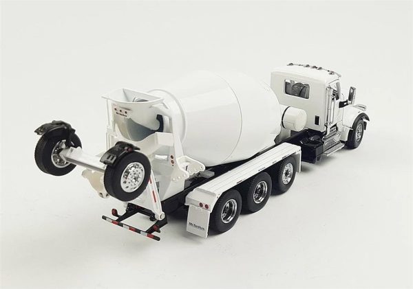 1/50 Peterbilt 567 3 akslı Çimento Mikseri Beyaz Diecast, Diecast Masters 71074 - Görsel 4